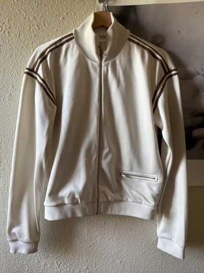 Pre-owned Maison Margiela Track Jacket Size 48 Euc In White