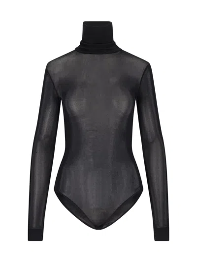 MAISON MARGIELA SHEER TURTLENECK BODYSUIT