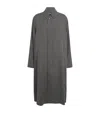 Maison Margiela Single-breasted Trench Coat In Blue