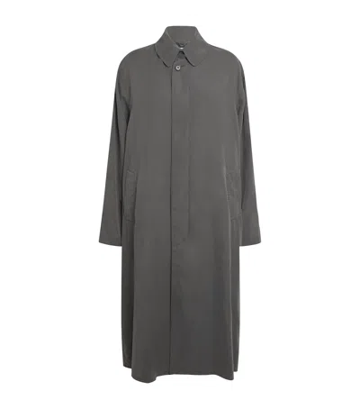 Maison Margiela Trench Coat In Black