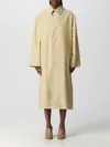 Maison Margiela Utility Style Trench Coat In Beige