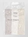 Maison Margiela Set Of Three Cotton T-shirts In Multi