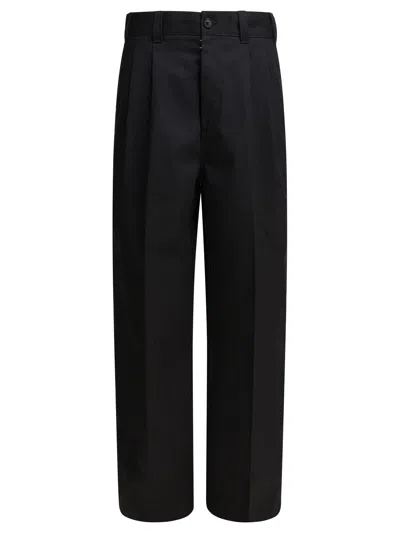 Maison Margiela Black Cotton Trousers