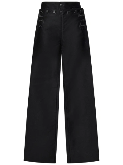 Maison Margiela Trousers In Black