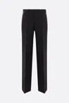 Maison Margiela Wool Mohair Trousers Woman Dark Avion In Black