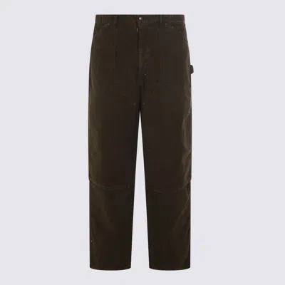 Maison Margiela Trousers In Brown