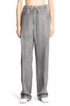 Maison Margiela Wool And Mohair Trousers In Gray
