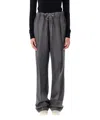 Maison Margiela Wool Mohair Trousers In Grey