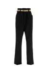 Maison Margiela Trousers With Belt In Black