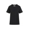 Maison Margiela Four-stitch Cotton T-shirt In Black