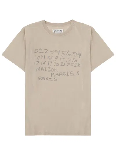 MAISON MARGIELA T-SHIRT CON STAMPA
