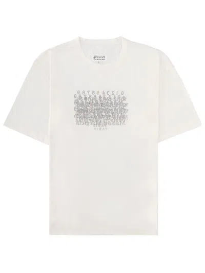 MAISON MARGIELA T-SHIRT CON STAMPA