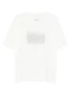 Maison Margiela Neutrals Scattered Numbers Rectangular Cotton T-shirt In White