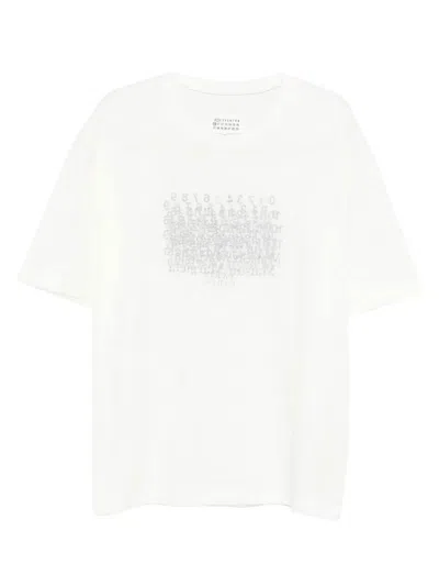 MAISON MARGIELA T-SHIRT IN COTONE CON STAMPA GRAFICA