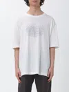 Maison Margiela Neutrals Scattered Numbers Rectangular Cotton T-shirt In Red