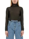 Maison Margiela Maison Martin Margiela Women Body Collo Alto Semitrasparente