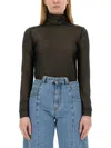 Maison Margiela Maison Martin Margiela Women Body Collo Alto Semitrasparente