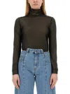 Maison Margiela Maison Martin Margiela Women Body Collo Alto Semitrasparente