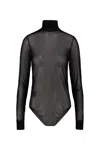 Maison Margiela Turtleneck Bodysuit Clothing In Black