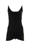 Maison Margiela Black Viscose Jumspsuit