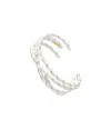 Maison Margiela Twisted Logo Bracelet In White