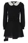 Maison Margiela Peter Pan-collar Wool Minidress