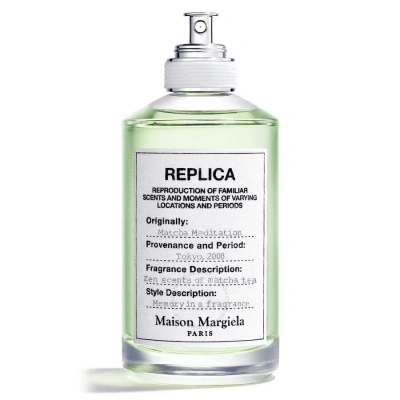 Maison Margiela Unisex Replica Matcha Meditation Edt Spray 3.4 oz Fragrances 3614273312370 In Green / Orange / White