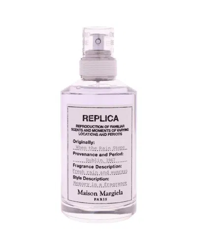 Maison Margiela Unisex Replica When The Rain Stop 3.4oz Edt Spray In Transparent