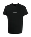 Maison Margiela Distorted Logo T-shirt In Black