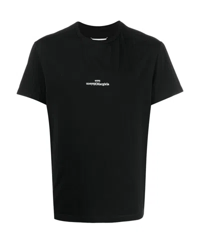 MAISON MARGIELA MAISON MARGIELA LOGO PRINTED CREWNECK T-SHIRT