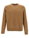 Maison Margiela Used-effect Wool Sweater In Brown