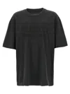 Maison Margiela Numbers-motif T-shirt In Black