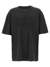 Maison Margiela Topstitched Logo Oversized T-shirt In Multi