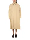 Maison Margiela Utility Style Trench Coat In Yellow