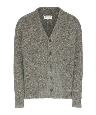 MAISON MARGIELA TEXTURED BUTTON-UP CARDIGAN