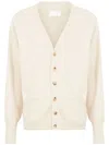 MAISON MARGIELA V-NECK CASHMERE-COTTON CARDIGAN