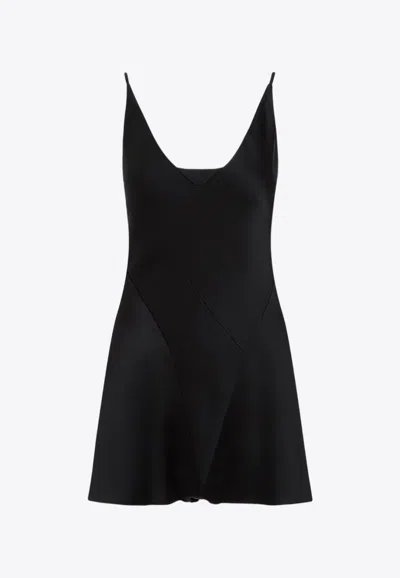 MAISON MARGIELA V-NECK SLEEVELESS PLAYSUIT