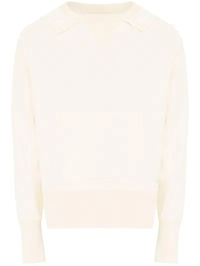 Maison Margiela V-neck Sweater In Neutrals