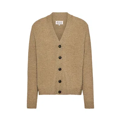 Pre-owned Maison Margiela V-neck Sweater 'walnut' | Tan | Men's Size L In Brown