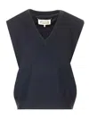 Maison Margiela V-neck Knitted Vest