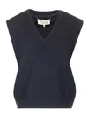 Maison Margiela V-neck Knitted Vest