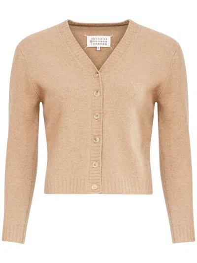 Maison Margiela V-neck Wool Cardigan