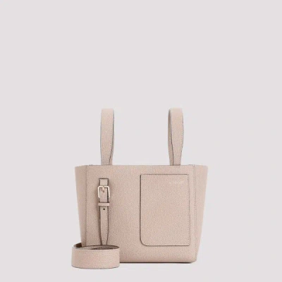 Maison Margiela Valextra Bucket Mini Bag In Optic White