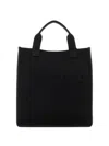 Maison Margiela Rectangular Shopping Bag Top Handles In Black
