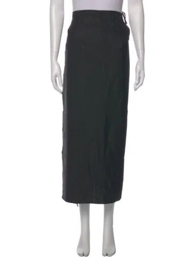 Pre-owned Maison Margiela Vintage 1990 Long Skirt In Gray