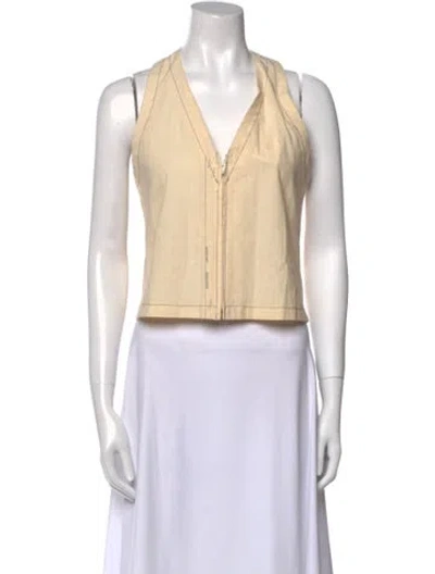 Pre-owned Maison Margiela Vintage 1997 Crop Top In Neutral