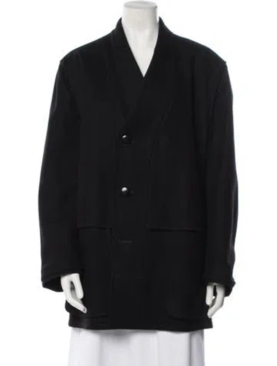 Pre-owned Maison Margiela Vintage 2000 Coat In Black