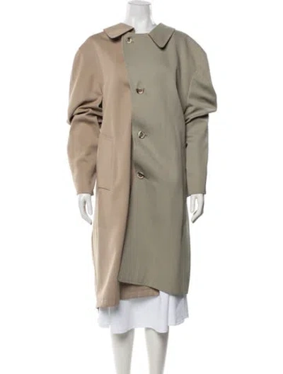 Pre-owned Maison Margiela Vintage 2002 Trench Coat In Neutrals