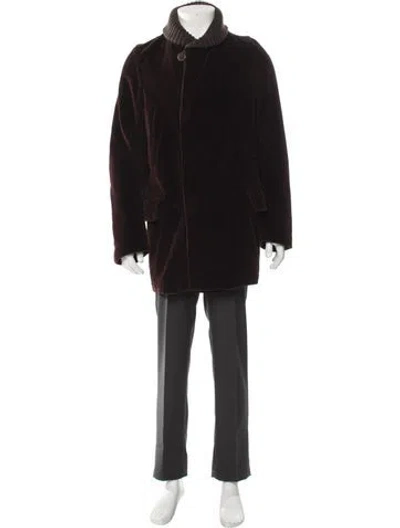 Pre-owned Maison Margiela Vintage 2003 Parka In Burgundy