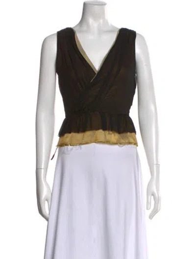 Pre-owned Maison Margiela Vintage 2003 Top In Black